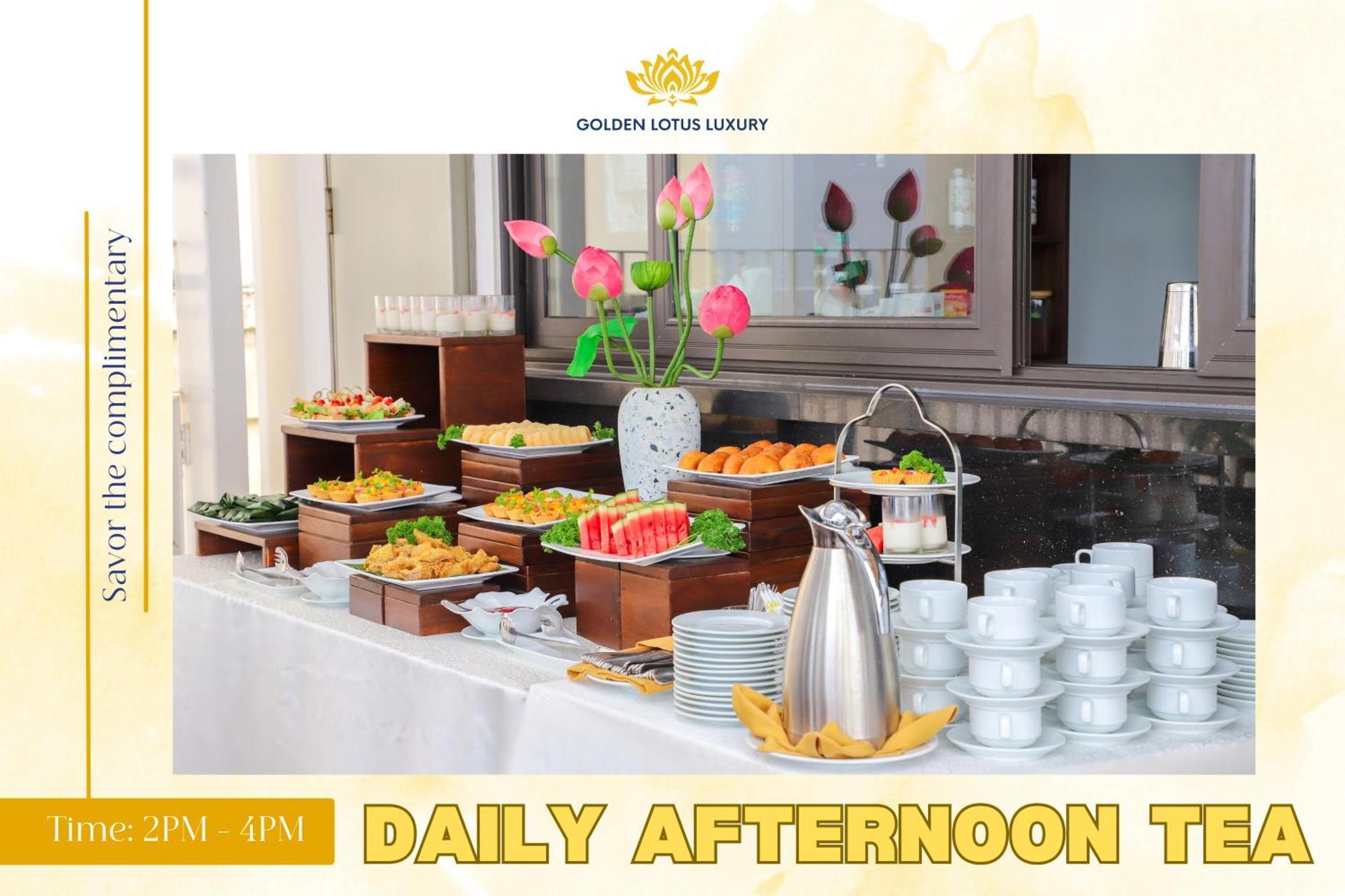 Golden Lotus Luxury Hotel Danang - Complimentary Daily Afternoon Tea المظهر الخارجي الصورة